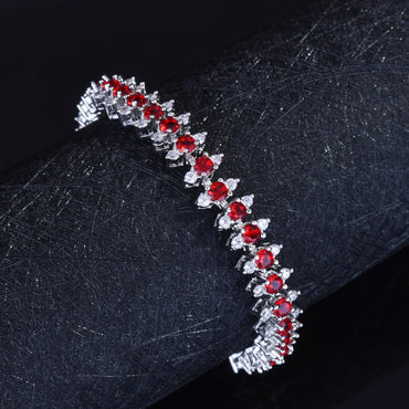 Fashion Women Dating Couple Romantic Colorful Zircon Bracelet