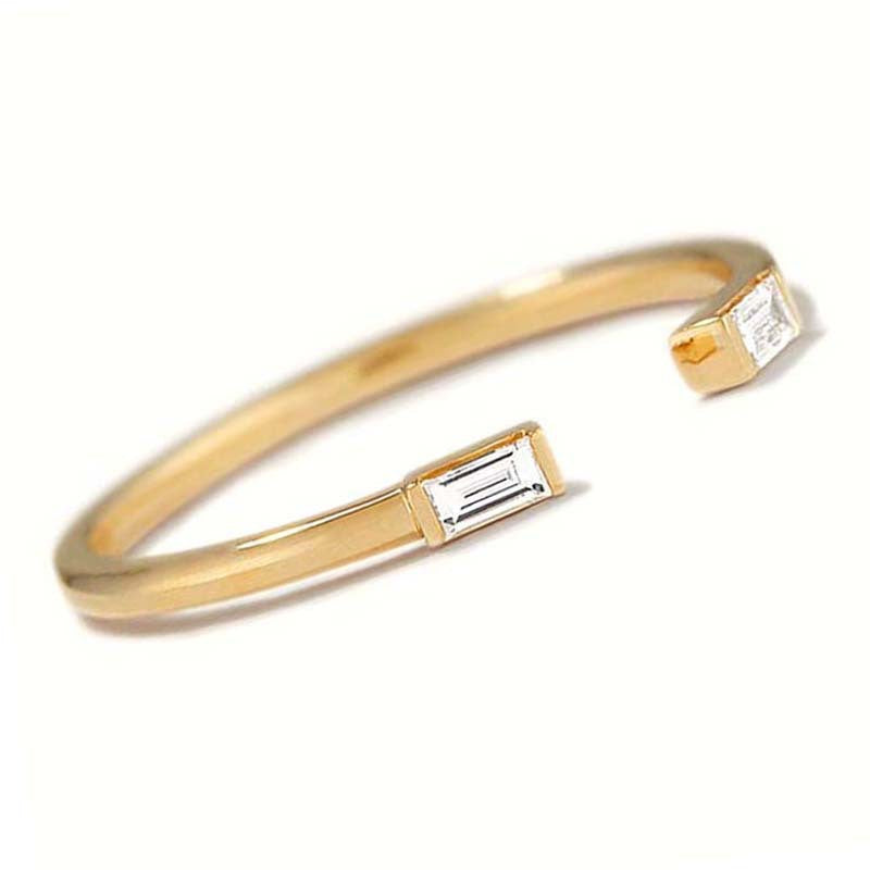 French Retro Niche Gold Open Adjustable All-match Ring