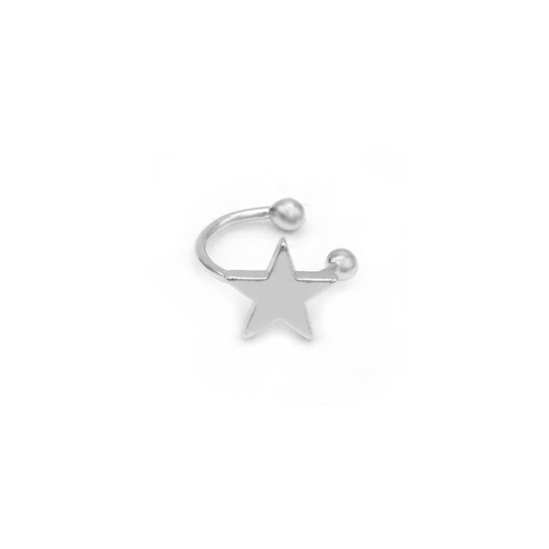 Korean Style Star Heart Moon U-shaped Ear Clip Wholesale