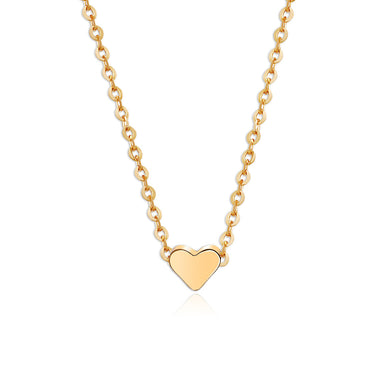 European And American Heart Pendant Multi-layered Clavicle Chain