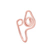 Simple Style Letter Copper Plating Nose Studs