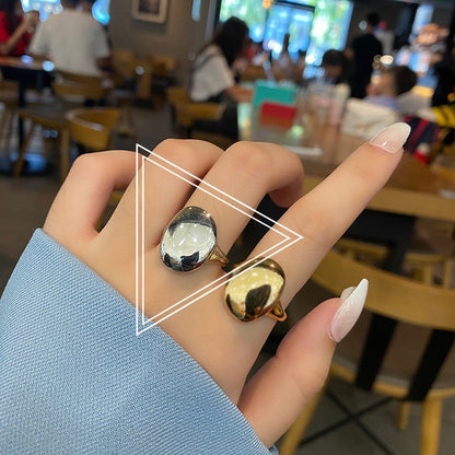 Retro Fashion Geometric Opening Adjustable Fine Ring