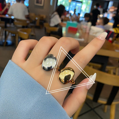 Retro Fashion Geometric Opening Adjustable Fine Ring