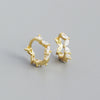 Fashion Geometric Plating Gem Earrings