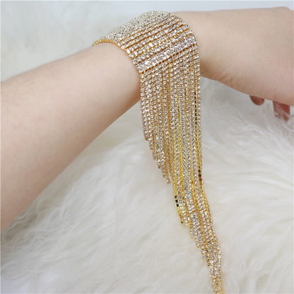 Ethnic Style Rhinestone Diamond No Inlaid Women's Bracelets