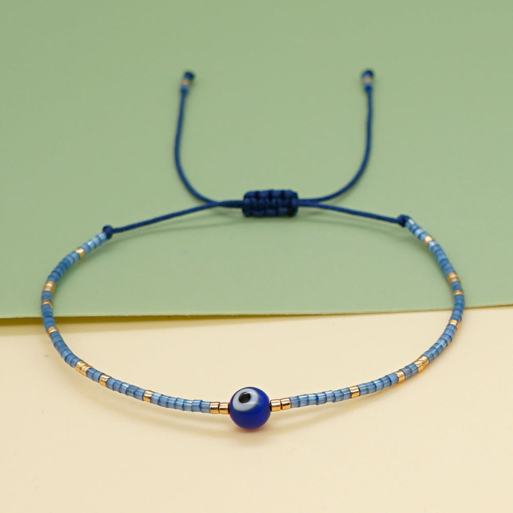 Simple Ethnic Style Glass Eye Beads Miyuki Beaded Bracelet