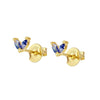 1 Pair Ins Style Simple Style Leaf Star Flower Copper Plating Inlay Zircon Drop Earrings Ear Studs