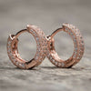 Fashion Simple Copper Inlaid Zircon Earrings Wholesale