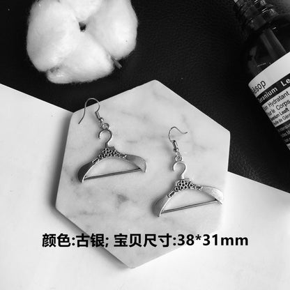 Exaggerated Pistol Plating Alloy No Inlaid Earrings