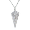 Fashion Copper Arrow Pendant Micro-inlaid Zircon Full Zircon Necklace Wholesale