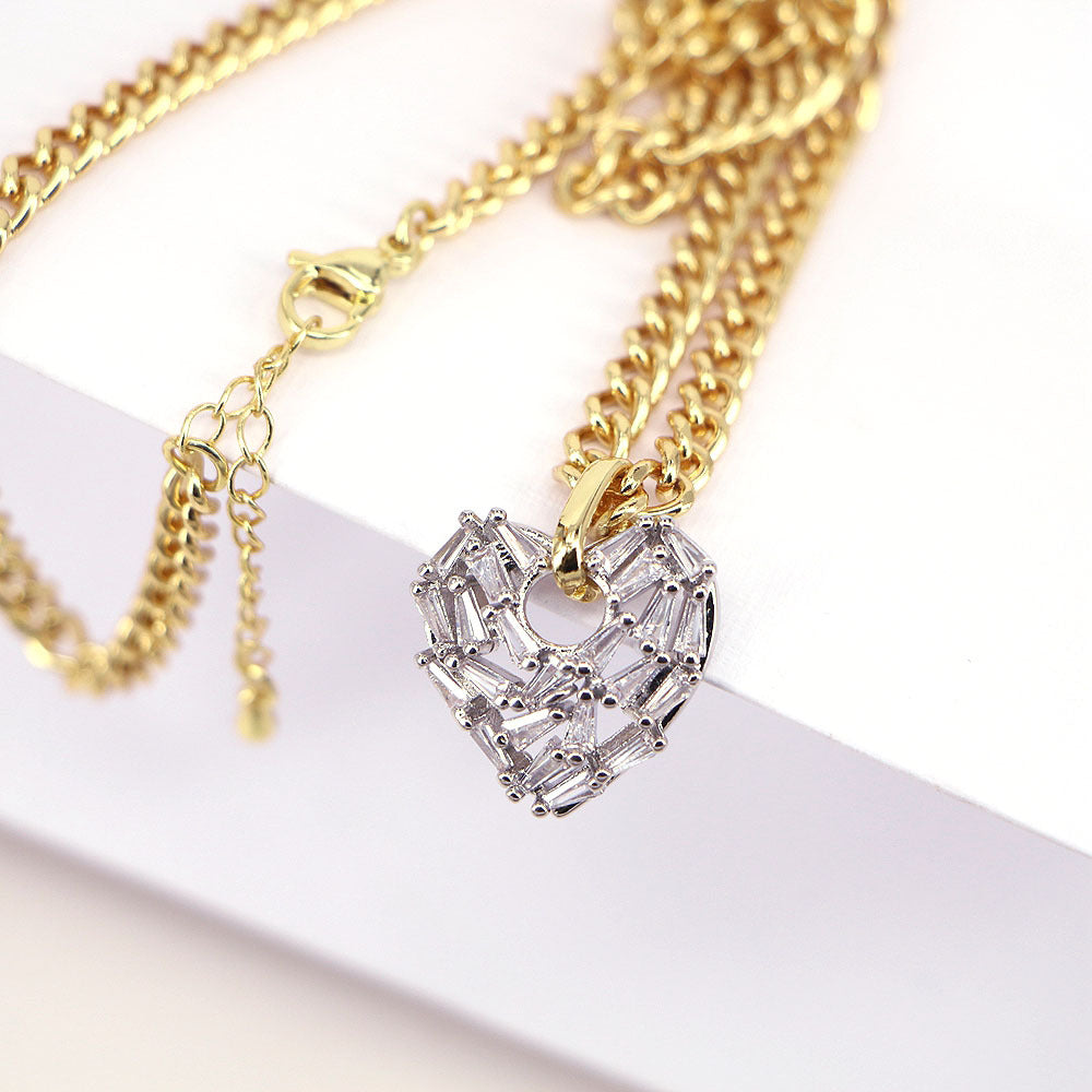 Fashion Heart Copper Pendant Necklace In Bulk