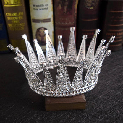 Retro Diamond Bridal Crown Wedding Fashion Crown Head Accessories