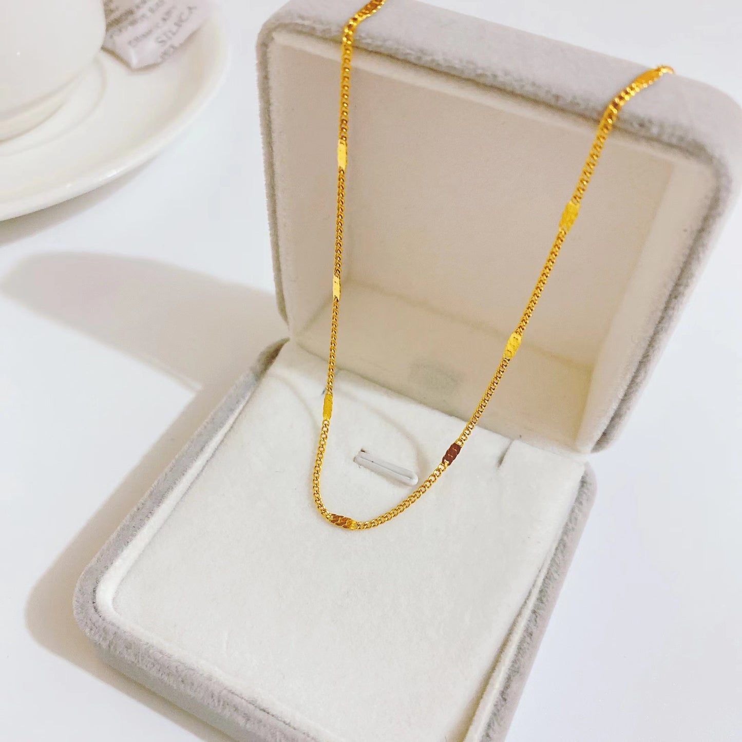 Simple Style Titanium Steel Necklace
