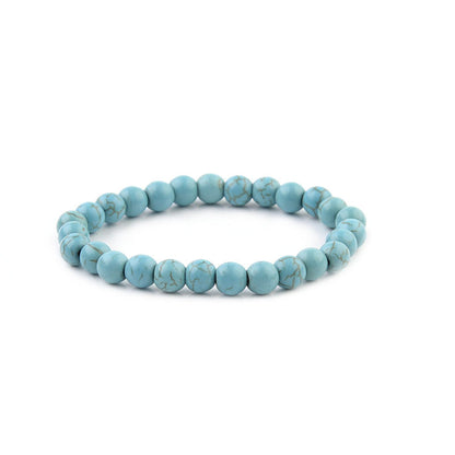 Fashion Volcanic Stone Grain Turquoise Bracelet Natural Stone Bracelet