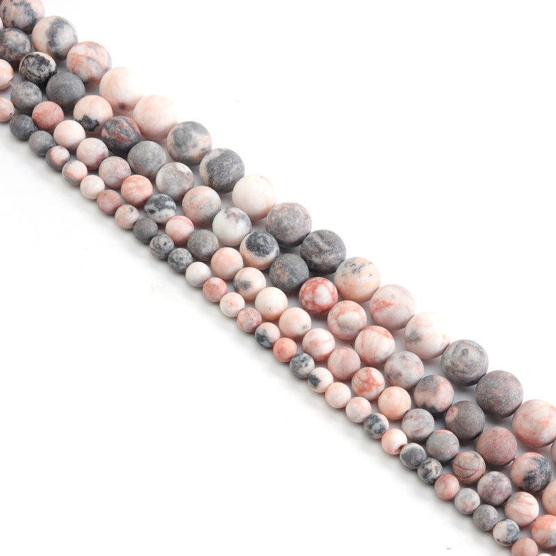 Frosted Natural Miscellaneous Stone Agate Loose Beads