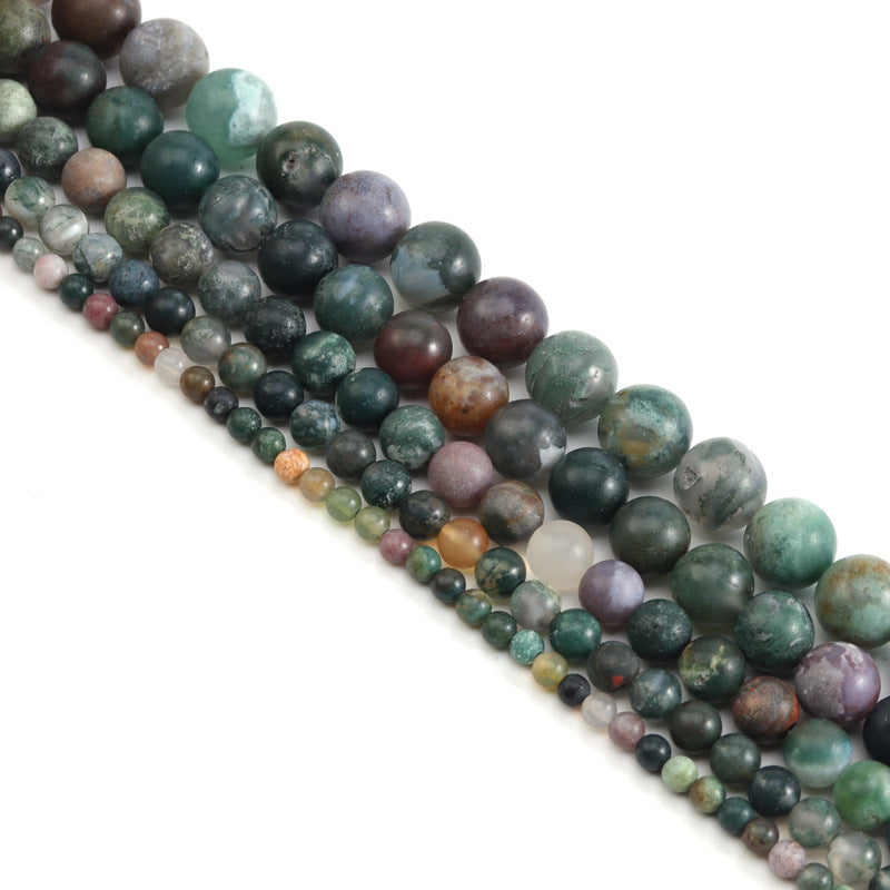 Frosted Natural Miscellaneous Stone Agate Loose Beads