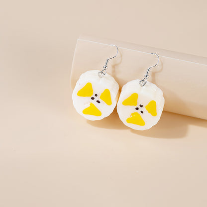 1 Pair Cute Fruit Resin Women's Earrings