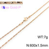 Fashion Simple Stainless Steel Snake Bone Chain Necklace