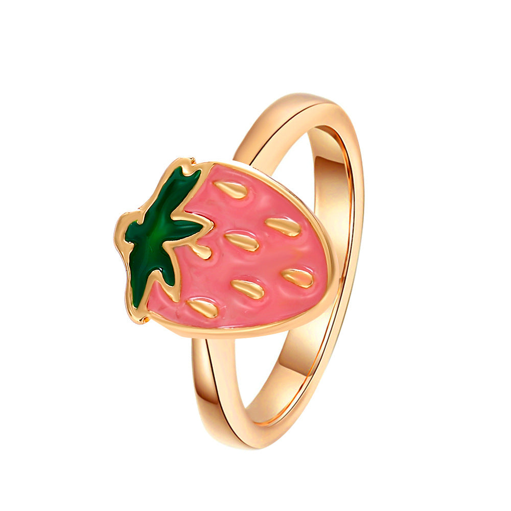 Retro Fruit Alloy Women's