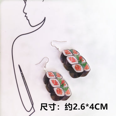 Cartoon Style Geometric Arylic No Inlaid Earrings