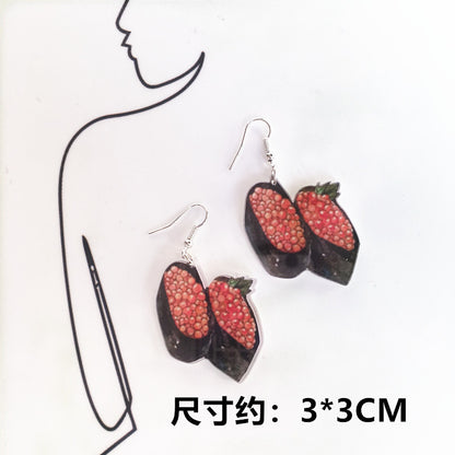 Cartoon Style Geometric Arylic No Inlaid Earrings