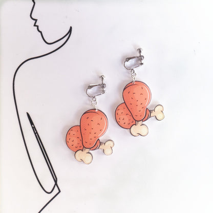 Cartoon Style Geometric Arylic No Inlaid Earrings