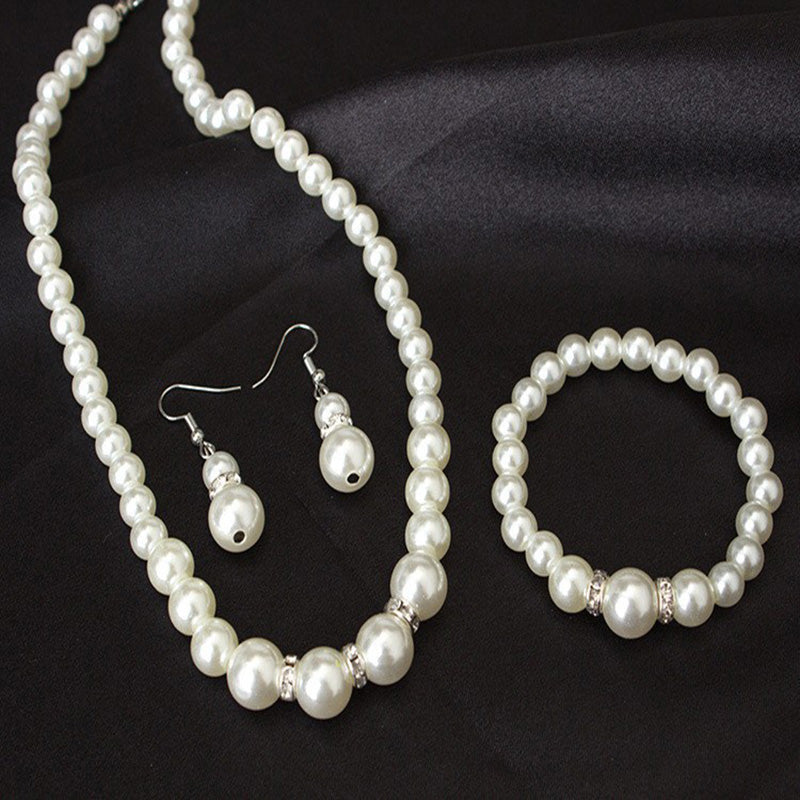 Fashion Geometric Plastic Women's Bracelets Necklace Jewelry Set