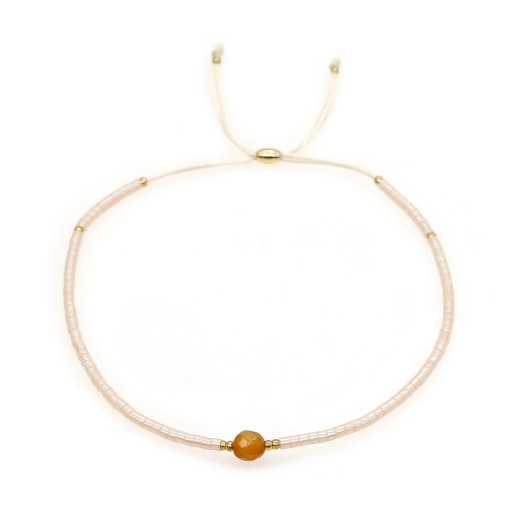 1 Piece Simple Style Round Beaded Pearl Women's Bracelets