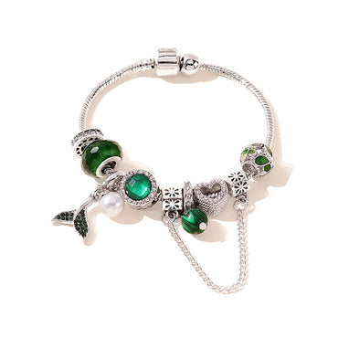 Korean Style Refined Stylish And Versatile Creative Pearl Fishtail Bracelet