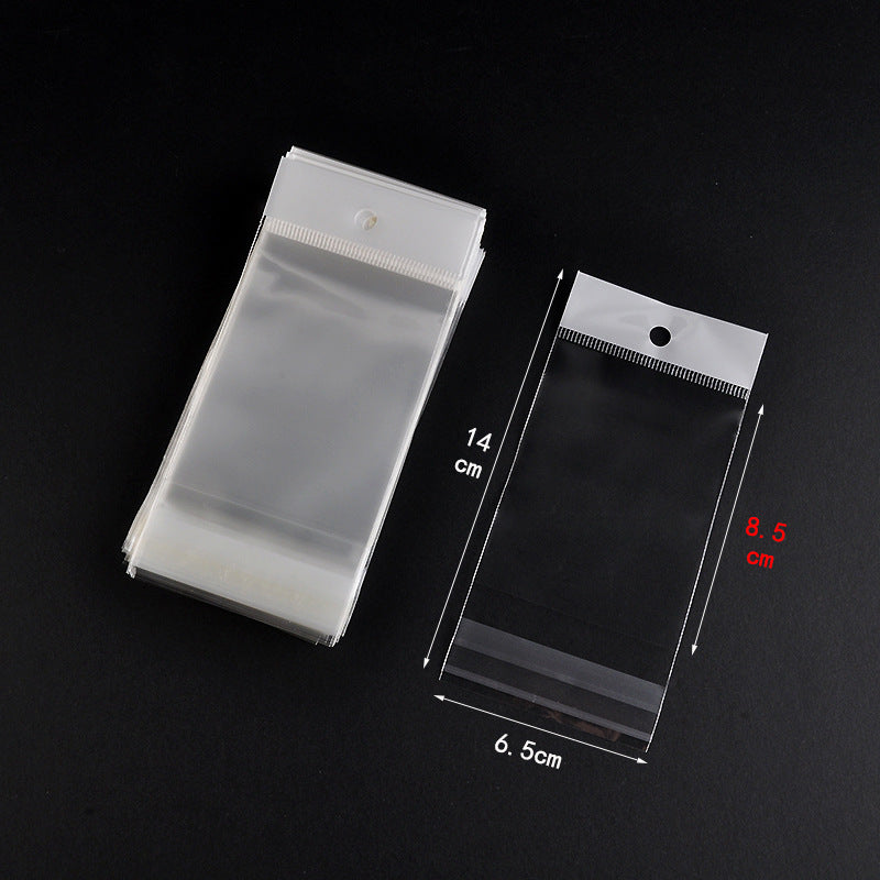 Basic Transparent Plastic Jewelry Packaging Bags