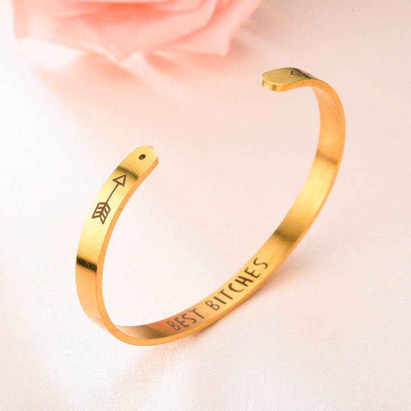 Unisex Heart Shaped Stainless Steel Bracelets &amp; Bangles Tp190418118124