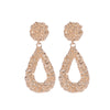 Fashion Metal Embossed Drop Earrings Nhdp145230