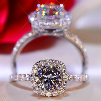 Fashion Alloy Plating Artificial Rhinestones Rings