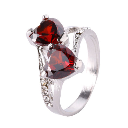 Fashion Rhinestone Bows Knotted Shape Crystal Alloy Ring