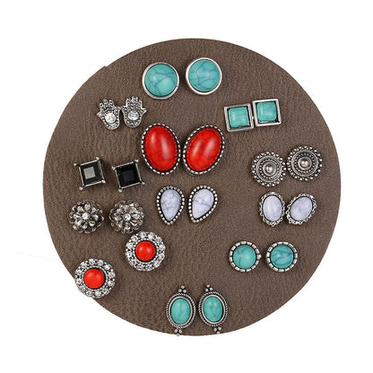 Wholesale Jewelry 1 Set Geometric Alloy Earrings Ear Studs