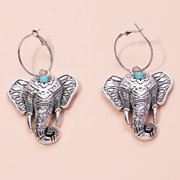 Elephant Alloy Earrings