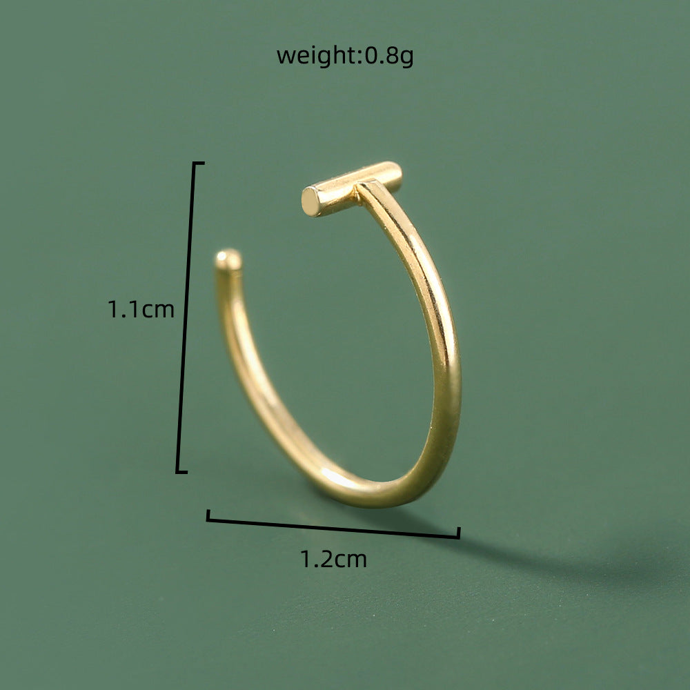 Simple Stainless Steel Piercing U-shaped Nose Ring Piercing Nose Ornaments Wholesale