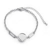 Creative Jewelry Simple Splicing Heart-shaped Bracelet Wholesale