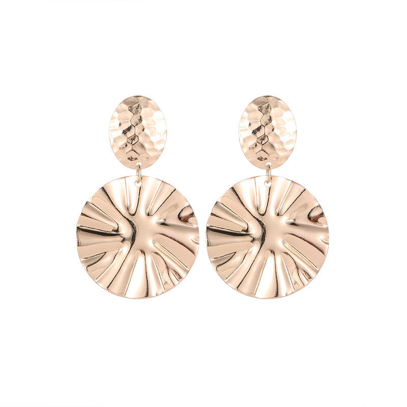 Geometric Convex Irregular Earrings