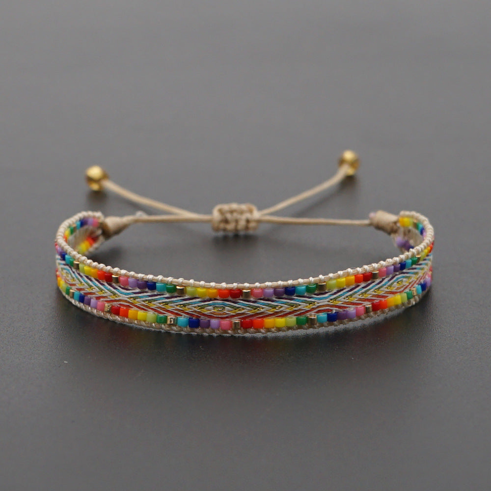 Wholesale Jewelry Ethnic Style Color Miyuki Beads Woven Bracelet Gooddiy