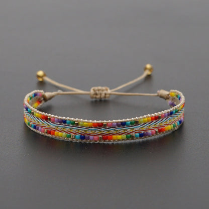 Wholesale Jewelry Ethnic Style Color Miyuki Beads Woven Bracelet Gooddiy