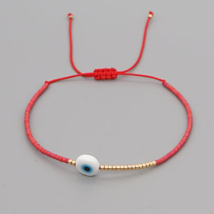 Wholesale Jewelry Simple Hand-woven Glass Rice Bead Bracelet Gooddiy