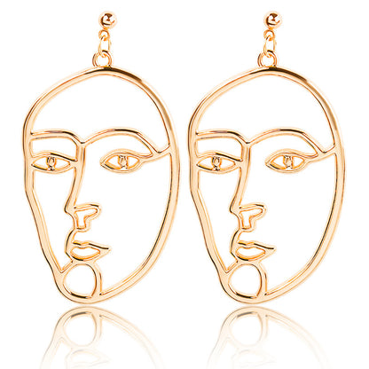 Face Mask Fashion Abstract Earrings Nhdp156848