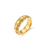 New Fashion Retro Wholesale Electroplated 18k Stainless Steel Ring