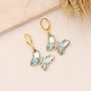 Fashion Butterfly Plating Copper No Inlaid Earrings