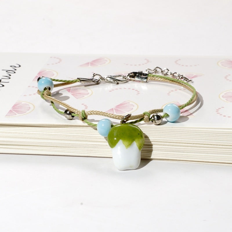 Simple Style Fruit Alloy Beaded Bracelets