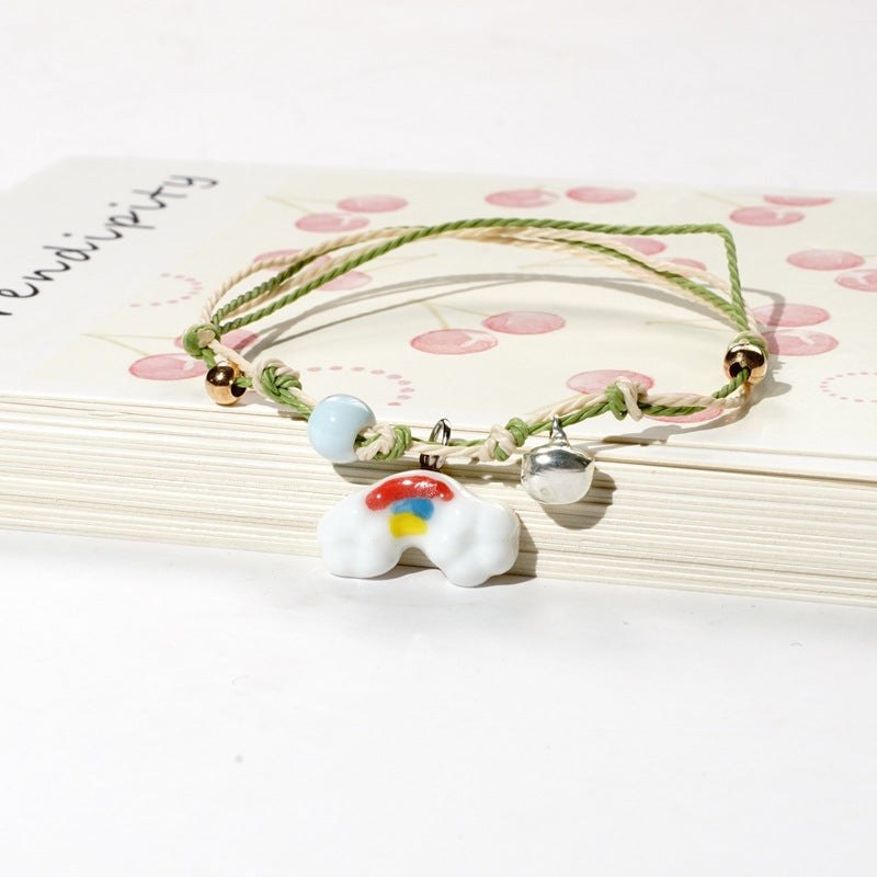 Simple Style Fruit Alloy Beaded Bracelets