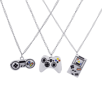 Men's Hip-hop Game Console Alloy Necklace Plating Layered Necklaces