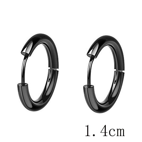 Fashion Circle Plating Stainless Steel Earrings