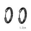 Fashion Circle Plating Stainless Steel Earrings